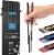 Zulay Kitchen Premium Japanese Chopsticks Reusable & Durable Design - Black Perspective: front