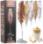 Zulay Kitchen Milk Frother With Holster Stand - Walnut Perspective: front
