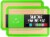 Zulay Kitchen Silicone Baking Mat Sheet 2-Pack - Light Green Perspective: front