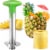 Zulay Kitchen Stainless Steel Pineapple Corer - Light Green Perspective: front