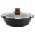 IMUSA Stone Caldero Pot With Lid - Black Perspective: front
