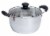 IMUSA Aluminum Sauce Pot with Lid - Silver Perspective: front