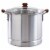 IMUSA Steamer and Glass Lid - Silver Perspective: front