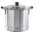 IMUSA Steamer and Glass Lid - Silver Perspective: front