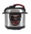 IMUSA Bilingual Digital Pressure Cooker - Red Perspective: front