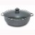 IMUSA Hammered Caldero - Dark Gray Perspective: front