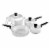 IMUSA Aluminum Cajun Cookware Set Perspective: front