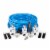 MaxLine 100 Foot 0.75 Inch Semi-Flexible Compressed Air Tubing Master Kit, Blue Perspective: front