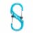 Nite Ize Aluminum #3 SlideLock S-Biner - Blue Perspective: front