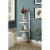 Convenience Concepts 8017W Designs-2-Go Extra Storage 4-Tier Folding Metal Shelf, White Perspective: front