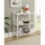 Convenience Concepts 8019W Designs-2-Go Extra Storage 3 Tier Wide Folding Metal Shelf, White Perspective: front