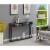 Omega Deluxe Console Table with Shelf Perspective: front