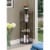 Convenience Concepts 157015BLBL Designs2Go Classic Glass 4 Tier Corner Shelf, Black Perspective: front