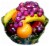 GiftWare Glisten Fruit Basket Perspective: front