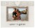 Malden Better Together Rustic Border Picture Frame - White/Brown Perspective: front