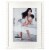 Malden White Farmhouse Beaded Picture Frame Perspective: front