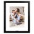 Malden Black Tabletop Floating Photo Frame Perspective: front