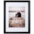 Malden Black Wedge Picture Frame Perspective: front
