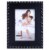 Malden 4 x 6 Inch Black Wood Bead Picture Frame Perspective: front