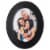 Malden 5 x 7 Inch Black Oval Picture Frame Perspective: front