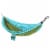 Castaway Hammock Parachute Double Turquoise/Lime Perspective: front