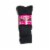 Dr. Motion® Super Comfort Diabetic Crew Socks - Black Perspective: front