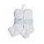 Davco Cotton Quarter Socks - White Perspective: front
