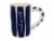 Ceramic Blue and White 4 PC. Mug Set Perspective: front