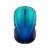 Logitech Design Collection Limited Edition Wireless Ambidextrous Optical Mouse - Blue Aurora Perspective: front