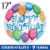 HAPPY BIRTHDAY Helium Filled Balloon Perspective: front