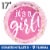 IT'S A GIRL! Helium Filled Balloon Perspective: front