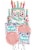 Happy Birthday Cake Helium Filled Balloon Bouquet Perspective: front
