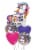 Happy Birthday Unicorn Helium Filled Balloon Bouquet Perspective: front