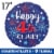 Happy 4th of July HELIUM FILLED BALLOON Perspective: front