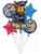 Paw Patrol Helium Filled Balloon Bouquet Perspective: front