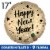 Happy New Year Helium Filled Balloon Perspective: front