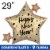Happy New Year Oversized Shape Helium Filled Balloon Perspective: front