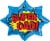 Super Dad Oversized Helium Filled Balloon Perspective: front