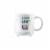 Pacific Market international Footed Llama Coffee Mug Perspective: front