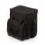Cellar 6-Bottle Wine Carrier & Cooler Tote, Black with Gray Accents Perspective: front