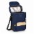 Duet Wine & Cheese Tote, Navy Blue Perspective: front