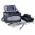 Buccaneer Portable Charcoal Grill & Cooler Tote, Black with Gray Accents Perspective: front