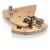 Swiss Cheese Cutting Board & Tools Set, Rubberwood Perspective: front