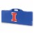 Illinois Fighting Illini - Picnic Table Portable Folding Table with Seats Perspective: front