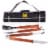 Michigan Wolverines - 3-Piece BBQ Tote & Grill Set Perspective: front