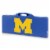 Michigan Wolverines - Picnic Table Portable Folding Table with Seats Perspective: front