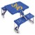 Cal Bears - Picnic Table Portable Folding Table with Seats Perspective: front