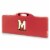 Maryland Terrapins - Picnic Table Portable Folding Table with Seats Perspective: front