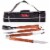 Ole Miss Rebels - 3-Piece BBQ Tote & Grill Set Perspective: front