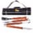 Pitt Panthers - 3-Piece BBQ Tote & Grill Set Perspective: front